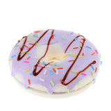 Max Realistic Artificial Donut Fake Lifelike Simulated Doughnut Decor Purple