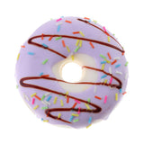 Max Realistic Artificial Donut Fake Lifelike Simulated Doughnut Decor Purple