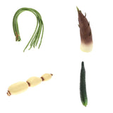 Max Lifelike Simulation Vegetable Fruit Model Home Kitchen Cabinet Bamboo shoots