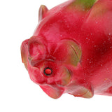 Maxbell Simulation Dragon Fruit Artificial Fruit Plastic Hollow Dragon Fruit Small