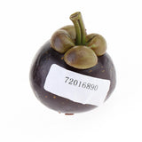 Max Realistic Fake Fruit Artificial Mangosteen kitchen Display ornament Style B