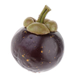 Max Realistic Fake Fruit Artificial Mangosteen kitchen Display ornament Style B