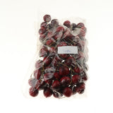 Maxbell 100 Pieces Artificial Vegetables Fruits Acorn Cherry Strawberry Dark Red Cherry