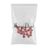 Max Colorful Simulation Fruit Cherry 20 Capsules  Large Double Red