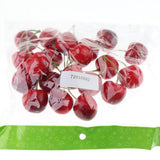 Max Colorful Simulation Fruit Cherry 20 Capsules  Large Double Red
