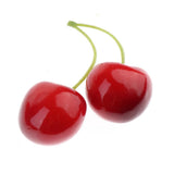 Max Colorful Simulation Fruit Cherry 20 Capsules  Large Double Red