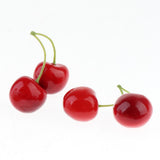 Max Colorful Simulation Fruit Cherry 20 Capsules  Large Double Red
