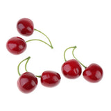 Max Colorful Simulation Fruit Cherry 20 Capsules  Large Double Black