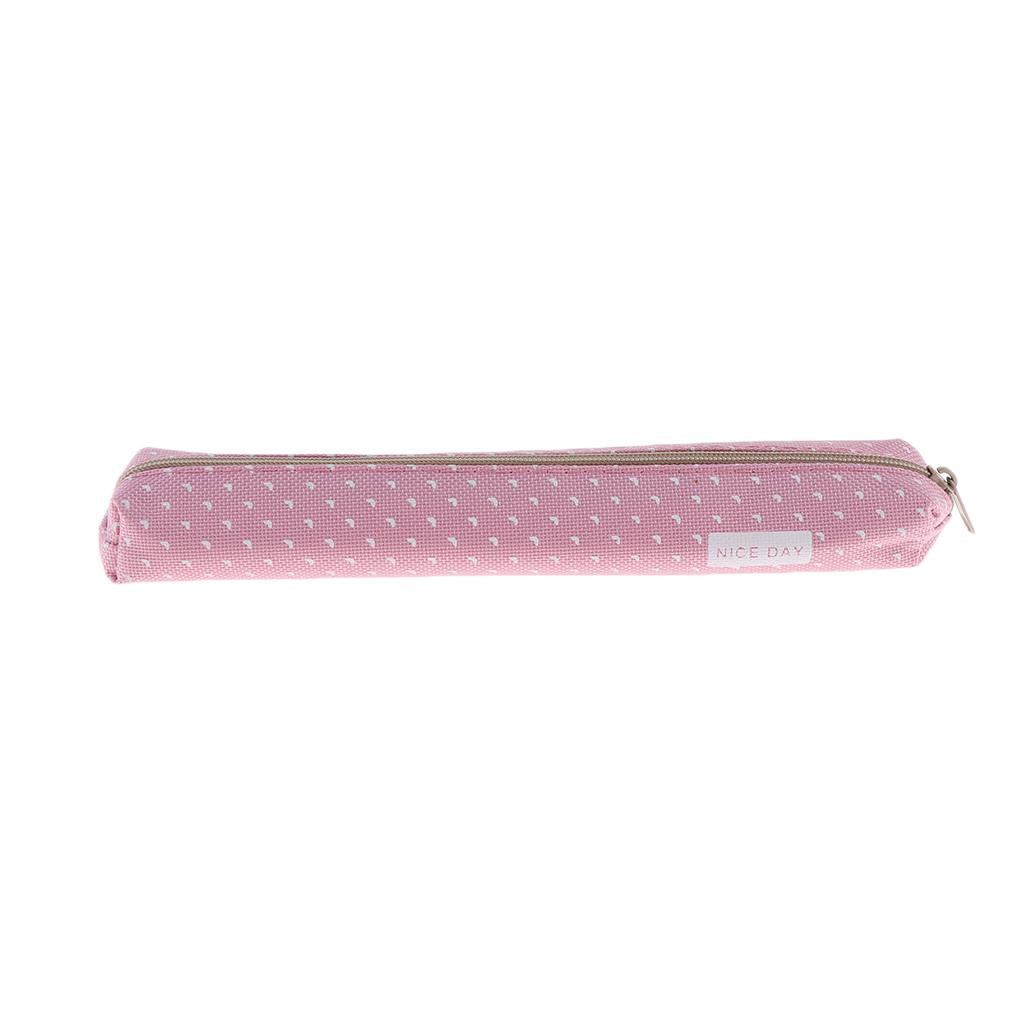 Max Oxford Pencil Box School Pencil Case Storage Office Tabletop Supplies Pink