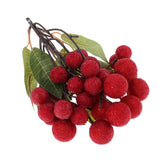 Max Artificial Fruits Decor Lifelike Fake Simulation Fruit Red Bay