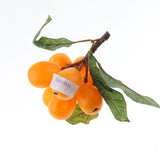 Max Artificial Simulation Fruits Model Yellow Loquat for Home Kitchen Decoration