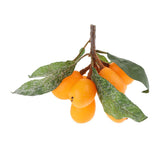 Max Artificial Simulation Fruits Model Yellow Loquat for Home Kitchen Decoration