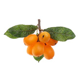 Max Artificial Simulation Fruits Model Yellow Loquat for Home Kitchen Decoration