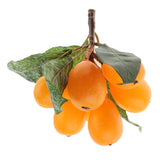 Max Artificial Simulation Fruits Model Yellow Loquat for Home Kitchen Decoration