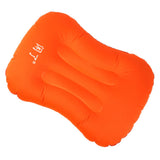 Max Inflatable Pillow Travel Air Cushion Travel Head Rest Support Orange