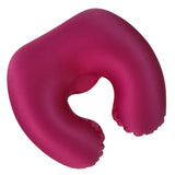 Max U Shaped Inflatable Pillow Travel Support Cushion Red