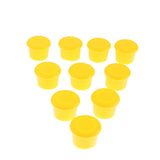 Max Maxb 10pcs Silica Gel (Food Grade) Wine Bottle Stoppers Corks Sealed Cap Yellow