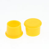 Max Maxb 10pcs Silica Gel (Food Grade) Wine Bottle Stoppers Corks Sealed Cap Yellow