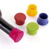 Max Maxb 10pcs Silica Gel (Food Grade) Wine Bottle Stoppers Corks Sealed Cap Yellow