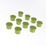 10pcs Silica Gel (Food Grade) Wine Bottle Stoppers Corks Sealed Cap Green