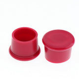 Max Maxb 10pcs Silica Gel (Food Grade) Wine Bottle Stoppers Corks Sealed Cap Red