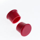 Max Maxb 10pcs Silica Gel (Food Grade) Wine Bottle Stoppers Corks Sealed Cap Red