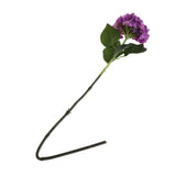 Max Artificial Hydrangea Flower Silk Plant for Wedding Party Garden Decor Purple