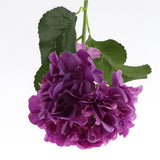 Max Artificial Hydrangea Flower Silk Plant for Wedding Party Garden Decor Purple