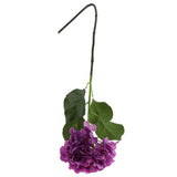 Max Artificial Hydrangea Flower Silk Plant for Wedding Party Garden Decor Purple