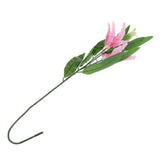 Max Simulation 3-Head Flowers Lily Artificial Plant Home Decor Light Pink