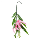 Max Simulation 3-Head Flowers Lily Artificial Plant Home Decor Light Pink