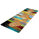 Maxbell Absorbent Door Mat Non Slip Runner Rug Love pattern 40x120cm