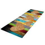 Maxbell Absorbent Door Mat Non Slip Runner Rug Love pattern 40x120cm