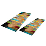 Maxbell Absorbent Door Mat Non Slip Runner Rug Love pattern 40x120cm