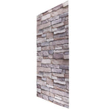 Maxbell 1 Piece 3D PVC Brick Wall Sticker Peel and Stick Wallpaper TV Background