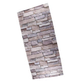 Maxbell 1 Piece 3D PVC Brick Wall Sticker Peel and Stick Wallpaper TV Background