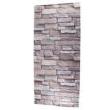 Maxbell 1 Piece 3D PVC Brick Wall Sticker Peel and Stick Wallpaper TV Background