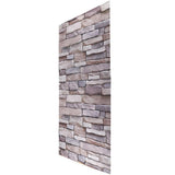 Maxbell 1 Piece 3D PVC Brick Wall Sticker Peel and Stick Wallpaper TV Background