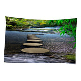Max 3D Effect Wall Hanging Tapestry Dormitory Bedspread Beach Towel 200x150cm C