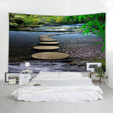 Max 3D Effect Wall Hanging Tapestry Dormitory Bedspread Beach Towel 200x150cm C