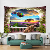 Max 3D Effect Wall Hanging Tapestry Dormitory Bedspread Beach Towel 200x150cm F