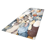 Maxbell Non-woven Fabric Floor Mat Printed Bathroom Non-slip Area Rug Beige