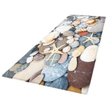 Maxbell Non-woven Fabric Floor Mat Printed Bathroom Non-slip Area Rug Beige