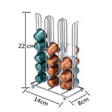 Maxbell Nespresso Coffee Capsule Pod Holder Stand Rack Storage Hold 24 Capsules