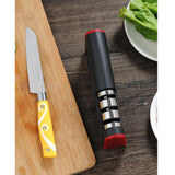 Maxbell Household Fast Knife Sharpener Double-Sided 3-Stage Sharpener Small