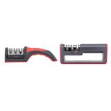 Maxbell Household Fast Knife Sharpener Double-Sided 3-Stage Sharpener Small