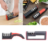 Maxbell Household Fast Knife Sharpener Double-Sided 3-Stage Sharpener Small