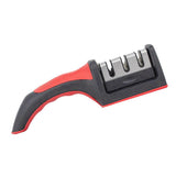 Maxbell Household Fast Knife Sharpener Double-Sided 3-Stage Sharpener Small