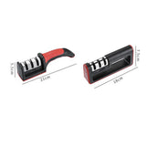 Maxbell Household Fast Knife Sharpener Double-Sided 3-Stage Sharpener Small