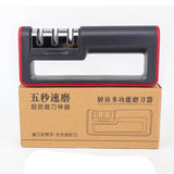 Max Household Fast Knife Sharpener Double-Sided 3-Stage Sharpener Large upgrade - Aladdin Shoppers
